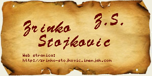 Zrinko Stojković vizit kartica
